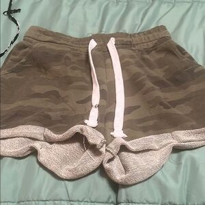 Camo Print Casual Shorts